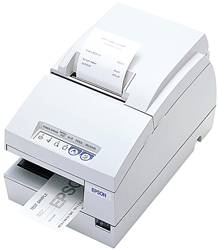 EPSON, TM-U675, DOT MATRIX RECEIPT, SLIP & VALIDATION PRINTER, USB, NO DISPLAY MODULE OR HUB PORT, EPSON COOL WHITE, MICR, NO AUTOCUTTER, REQ P/S